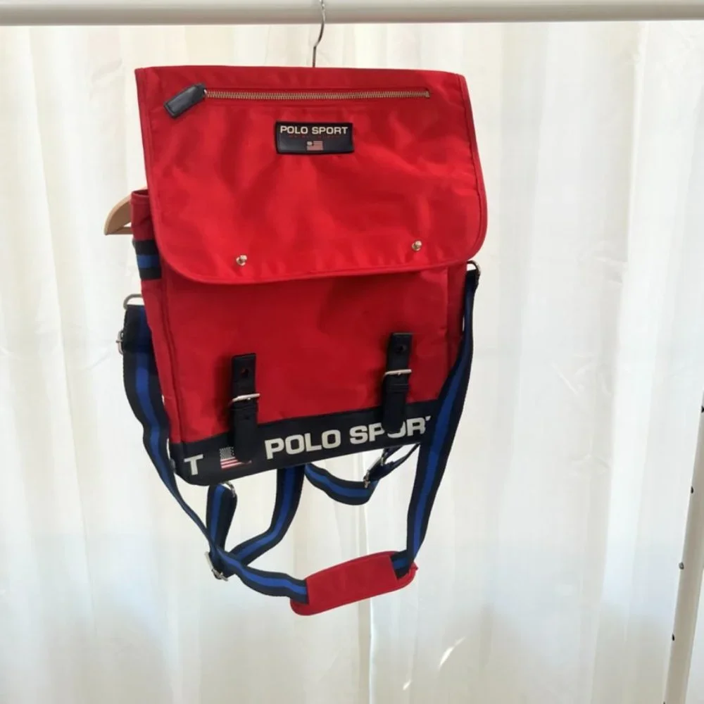Polo Sport Ralph Lauren USA 2-Way Backpack / Side Messenger Bag - Picture 6 of 6